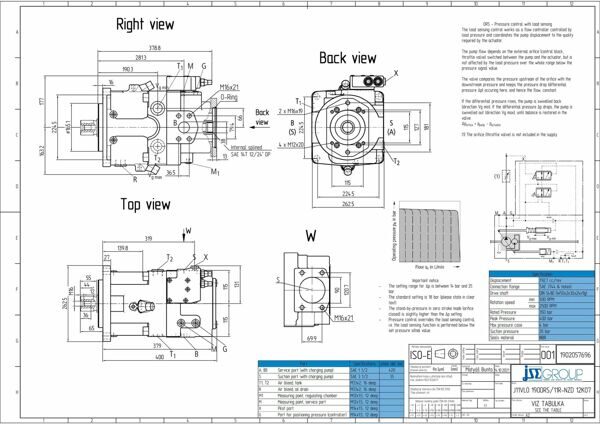 Насос поршневой J11VLO 190DRS/11R-NZD 12K07, аналог насоса A11VLO 190DRS / 11R-NZD 12K07 Bosch Rexroth